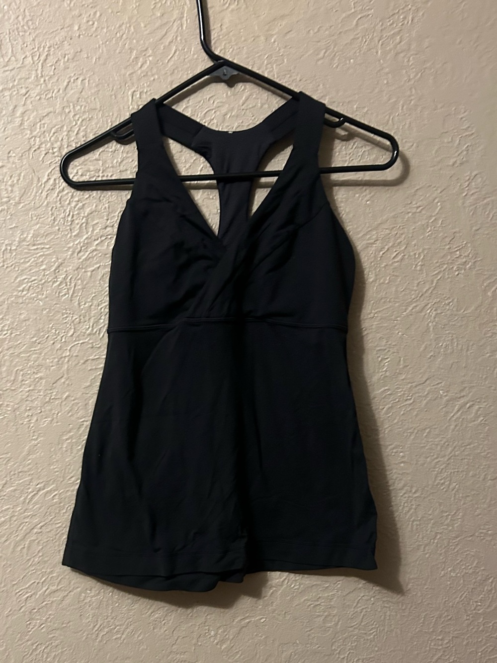 lululemon athletica Black One-Piece Swim Tank with Racerback